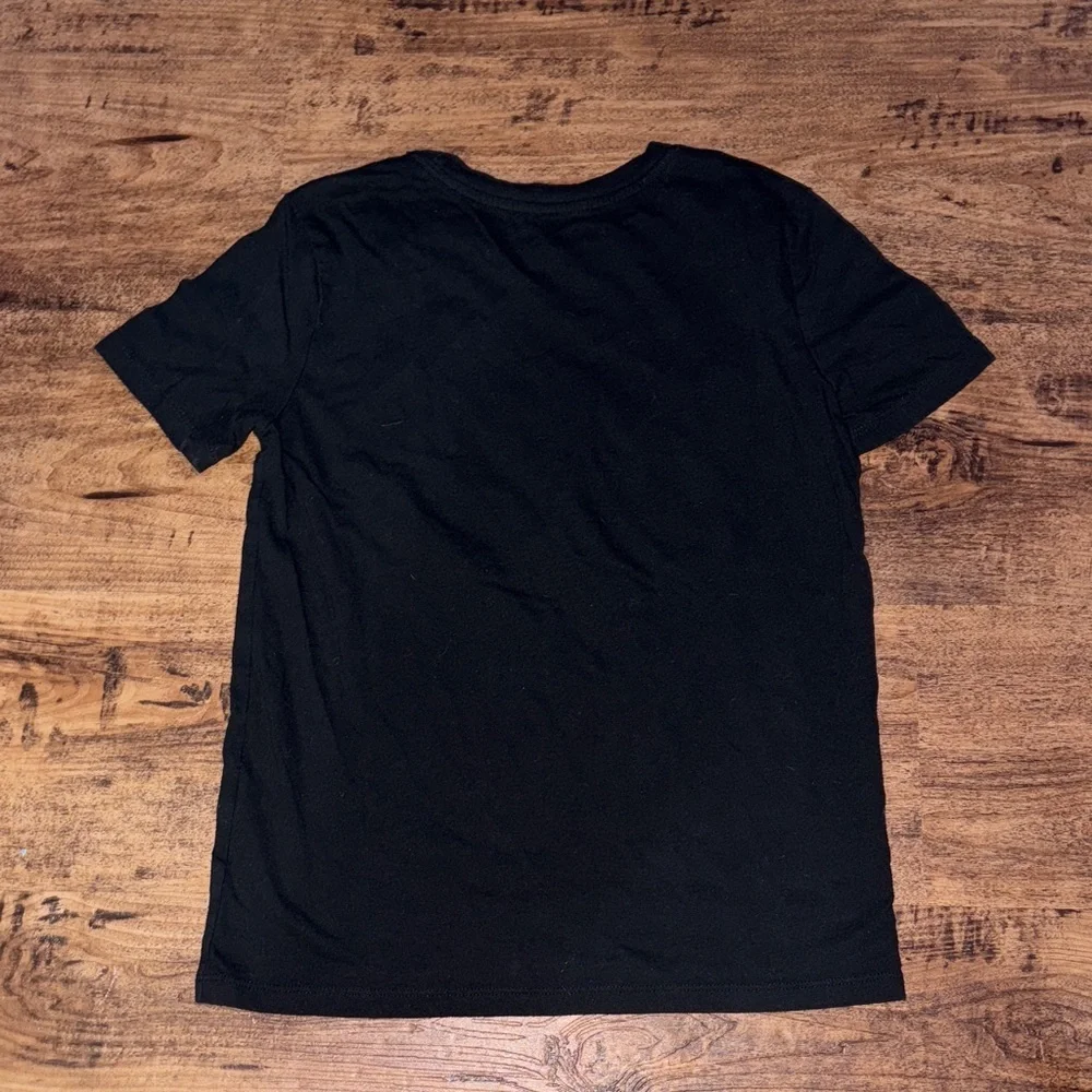 Cat & Jack Black Tee with Orange Graphic
